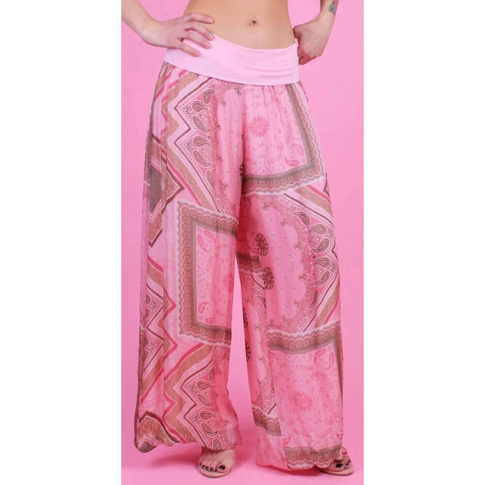 NEW GIGI MODA aspen bandana pant in pink